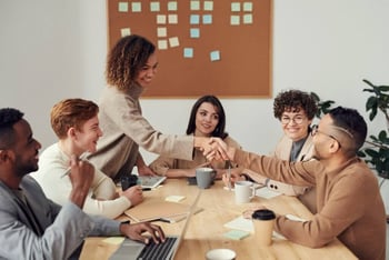There is a thin line between connecting and meeting